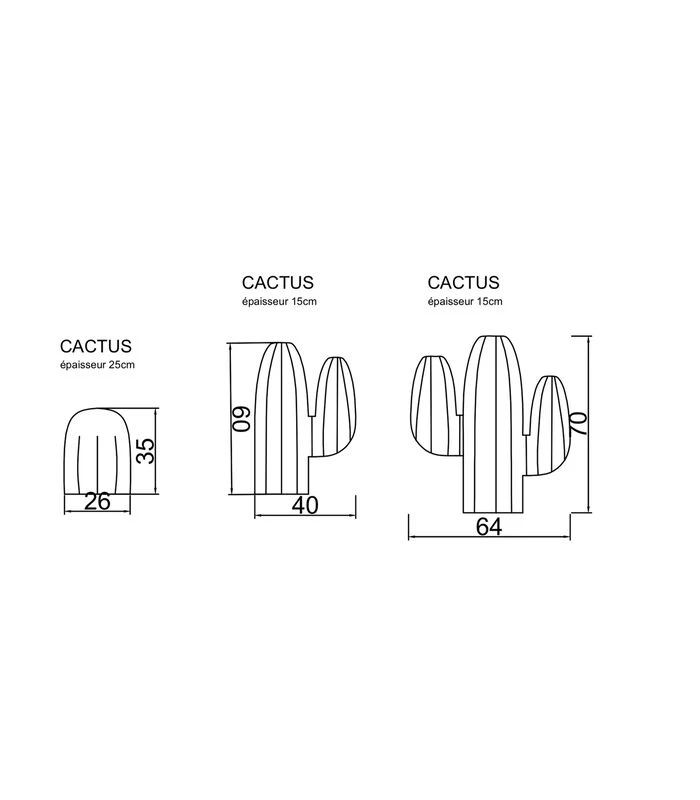 Buitenkussen Cactus SET/3 Stuks 6 Buitenkussen Cactus SET/3 Stuks - Afbeelding 4