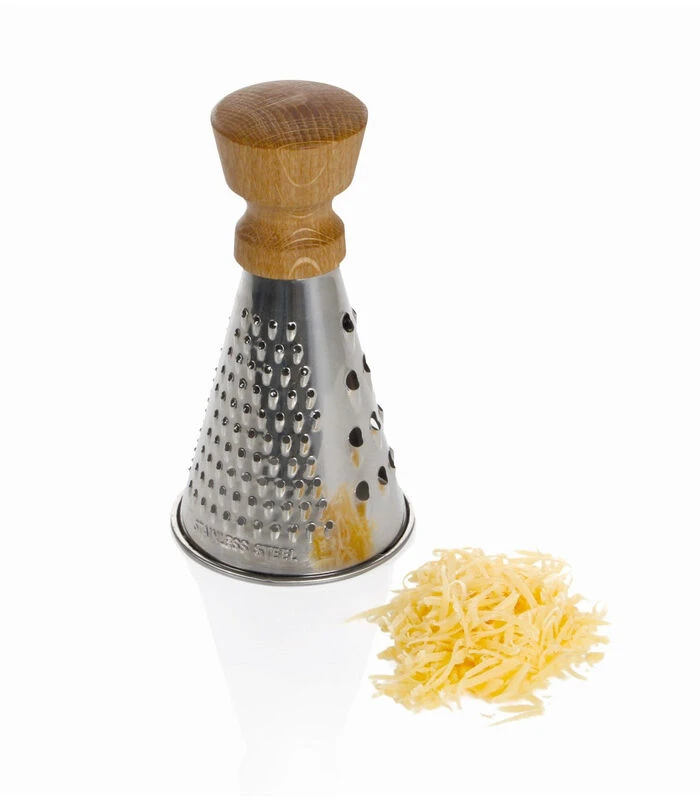 Tafelrasp Mini Oslo - Kaasrasp - Bruin/Zilver 4 Tafelrasp Mini Oslo - Kaasrasp - Bruin/Zilver - Afbeelding 2