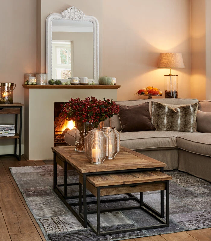 Salontafel Met Lade - Shelter Island Table - Set Van 3 Stuks - Zwart 4 Salontafel Met Lade - Shelter Island Table - Set Van 3 Stuks - Zwart - Afbeelding 2