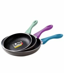 LIVOO Set Van 3 Pannen Met Steenlook ILAG -Thuis Accessoires Winkel b4bcfd45d8f34cff94b82a4b4765f58c