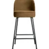 BePureHome Vogue Barstoel - Fluweel - Honing Geel - 89x50x55 -Thuis Accessoires Winkel b6bb8d6d7ba74f05a84d90ad9aa5a617