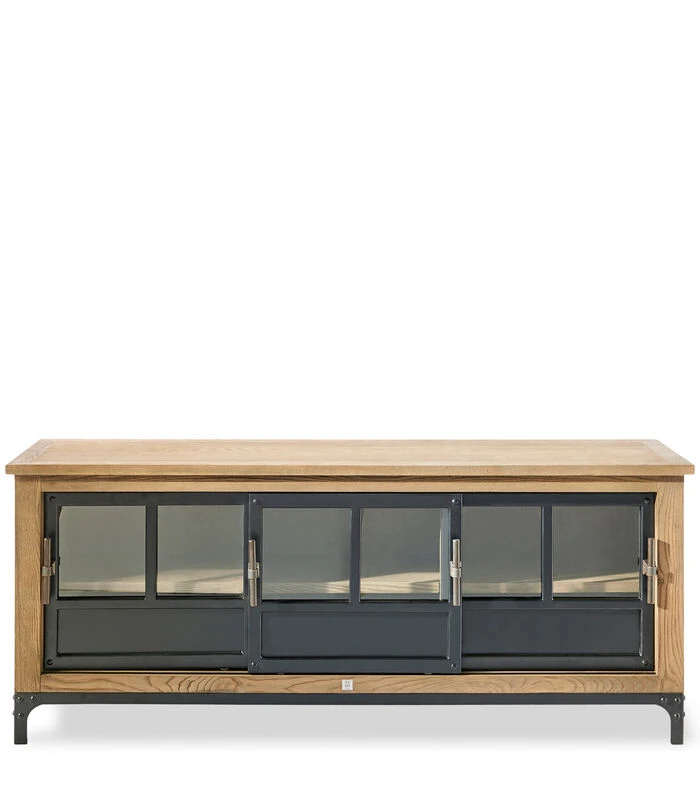 TV Kast Meubel - The Hoxton Flatscreen Dresser - Zwart 3 TV Kast Meubel - The Hoxton Flatscreen Dresser - Zwart