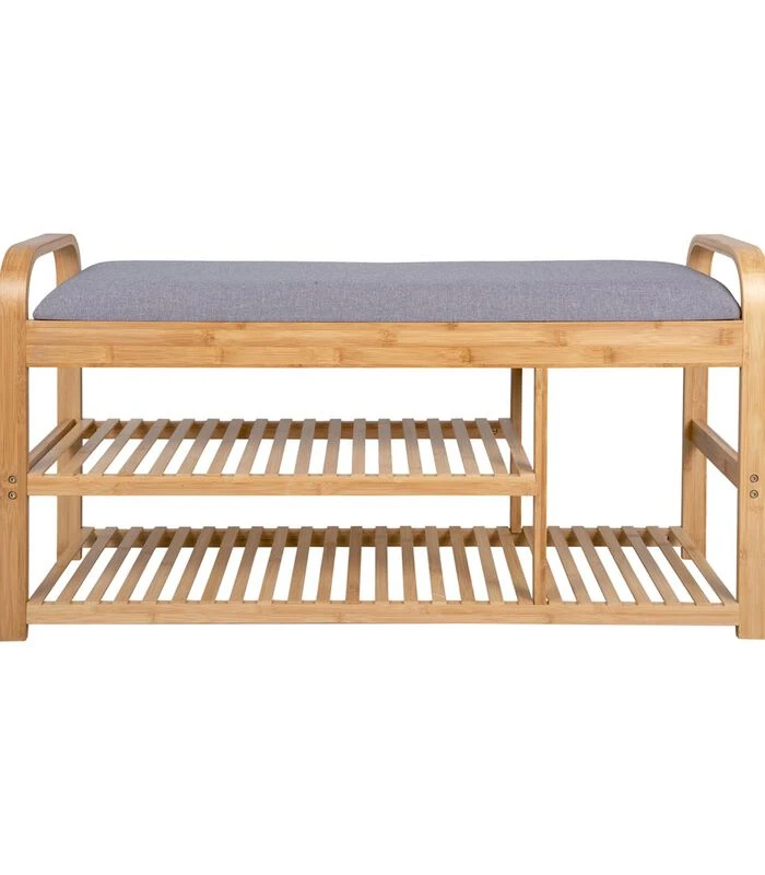 Leitmotiv Bank Arch - Bruin - 100x33x50 Cm 3 Leitmotiv Bank Arch - Bruin - 100x33x50 Cm