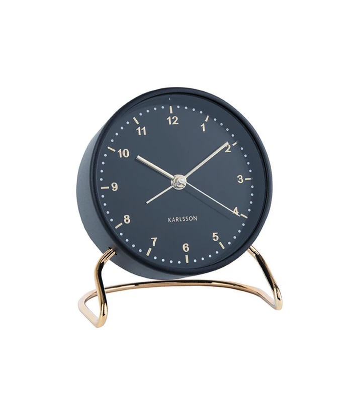 Karlsson Wekker Stylish Numbers - Zwart - Ø9x11cm 3 Karlsson Wekker Stylish Numbers - Zwart - Ø9x11cm