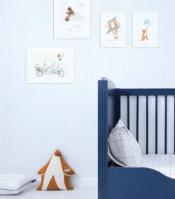 GENTLE FRIENDS Set Van 4 Kinderposter - Konijn Beer Vos Luchtballonnen -Thuis Accessoires Winkel b846ec6fa11d4908b2ce949384e34b92