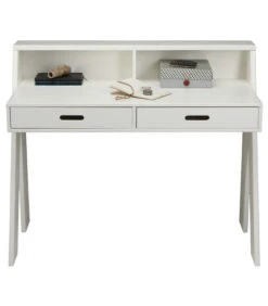 WOOOD Connect Bureau - Grenen - Wit - 93x112x55 -Thuis Accessoires Winkel b8bf29014cf249bc9e5a1c06df5c1403