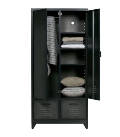 VTwonen Locker - Metaal - Zwart - 190x90x50 9 VTwonen Locker - Metaal - Zwart - 190x90x50 -Thuis Accessoires Winkel ba5af0a74aec42e6a6d457e9cc531492