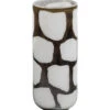 Blair Handgemaakte Vaas - Glas - Zwart/ Wit - 34x14x14 -Thuis Accessoires Winkel bdbb99b8aaa44720ada9398eb971d2cb