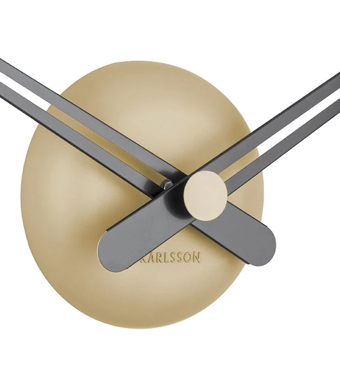 Karlsson Wandklok LBT Sharp - Zandbruin - Ø77,5cm 5 Karlsson Wandklok LBT Sharp - Zandbruin - Ø77,5cm - Afbeelding 3