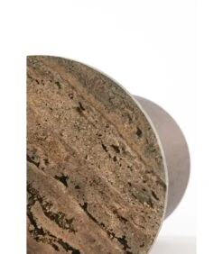 Bijzettafel Ynez - Bruin/Koper - 29x29x43cm -Thuis Accessoires Winkel bde698157bf6446ba601488842c38d35