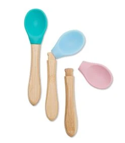 Babylepeltjes Van Bamboe En Silicon (set Van 2) -Thuis Accessoires Winkel c01605aee9ab41f186d66d851f50a038