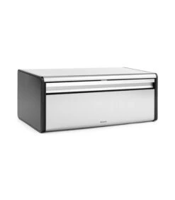 Brabantia Broodtrommel Met Klepdeksel, Matt Steel Fingerprint Proof / Matt Black -Thuis Accessoires Winkel c13944e2ee4a40c681fefc9ba8c9602e