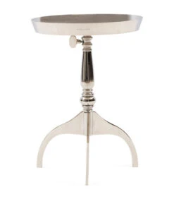 Bijzettafel Verstelbaar - Crosby Adjustable End Table - Zilver