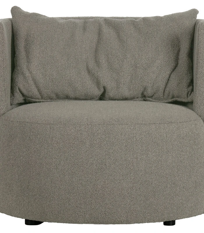 VTwonen Explore Fauteuil - Boucle - Grijs - 81x96x92 3 VTwonen Explore Fauteuil - Boucle - Grijs - 81x96x92