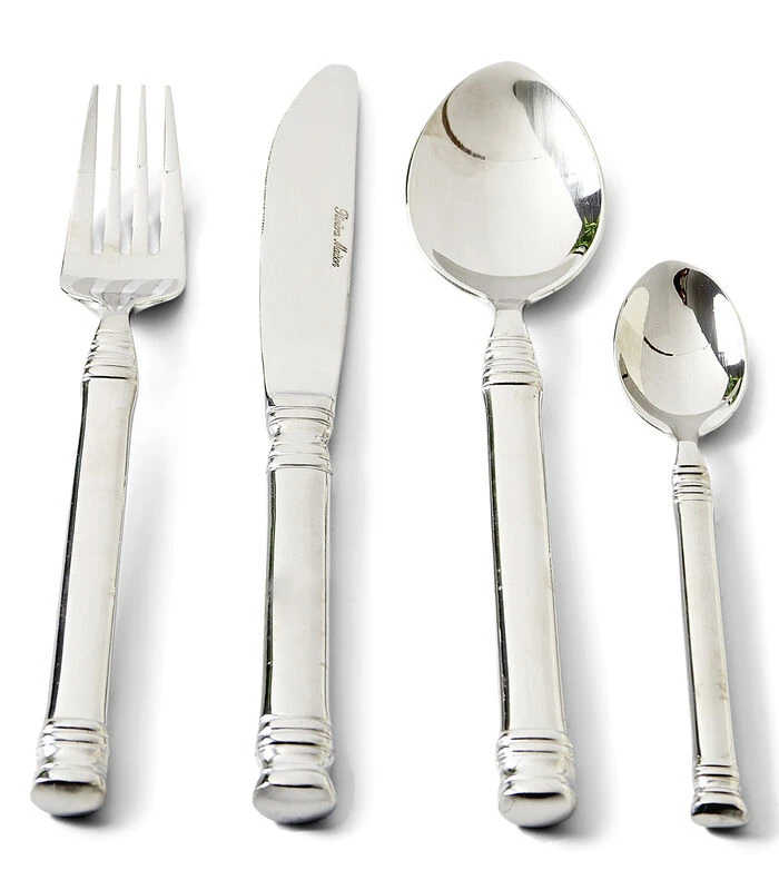 Bestekset Zilver - Bon Appétit Cutlery - Set Van 4 Stuks 3 Bestekset Zilver - Bon Appétit Cutlery - Set Van 4 Stuks