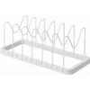 Yamazaki Extendable Pot Lid & Pan Holder - Tower - White -Thuis Accessoires Winkel c2cd3142681d46b6bc0ef14c12c873ea