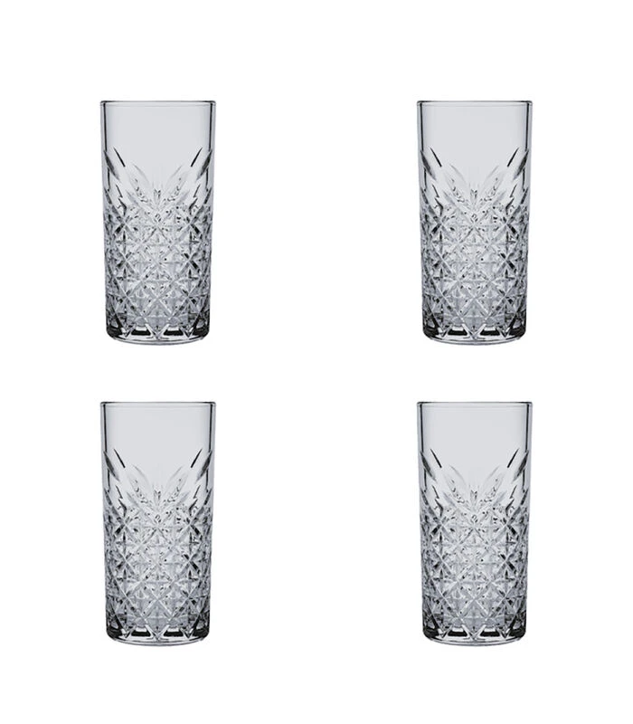 Pasabahce Longdrink Timeless 45 Cl - Grijs 4 Stuk(s) 3 Pasabahce Longdrink Timeless 45 Cl - Grijs 4 Stuk(s)