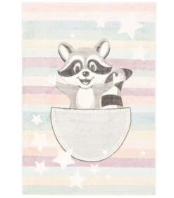 Vloerkleed Maui Kids - Tapijt Voor Kinderen - Wasbeertje