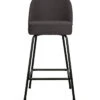 BePureHome Barstoel Vogue - Geweven Stof - Donkergrijs - 89x50x55 -Thuis Accessoires Winkel c2f8249efba747218081f27edcb96254