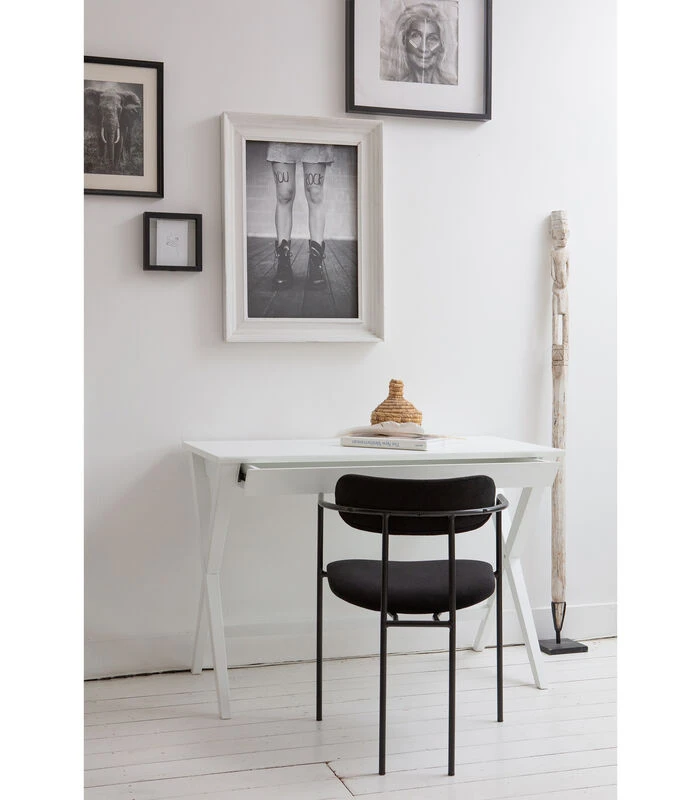 Ivy Eetkamerstoel - Fluweel - Zwart - Set Van 2 4 Ivy Eetkamerstoel - Fluweel - Zwart - Set Van 2 - Afbeelding 3