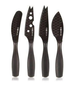 Kaasmessenset Mini Monaco+ Zwart - 4 Kaasmessen - Zwart 11 Kaasmessenset Mini Monaco+ Zwart - 4 Kaasmessen - Zwart -Thuis Accessoires Winkel c447e8f8bfdd4636af67957d507289f9