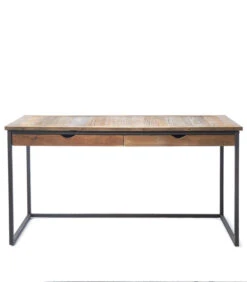 Riviera Maison Bureau Met Lades - Shelter Island Office Desk - Zwart