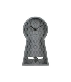 Karlsson Tafelklok Pendulum - Grijs - 25x14x25cm
