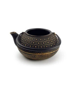 Theepot 80cl Stippen Goud/Zwart My Tea -Thuis Accessoires Winkel c8113ff9627a45ca8253bfce8506d20e