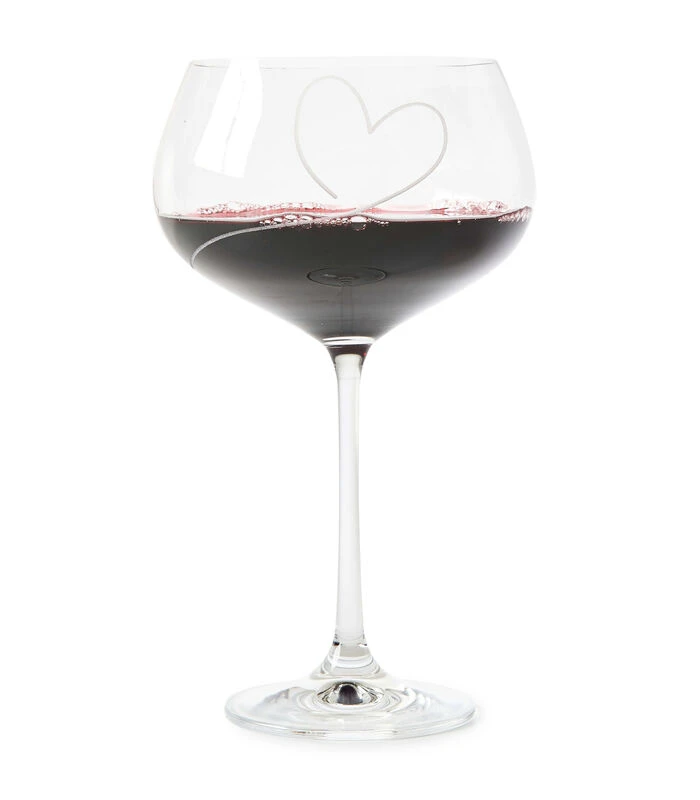 Wijnglazen Rode Wijn - With Love Red Wine Glass - 650ML - Set Van 4 Stuks 4 Wijnglazen Rode Wijn - With Love Red Wine Glass - 650ML - Set Van 4 Stuks - Afbeelding 2