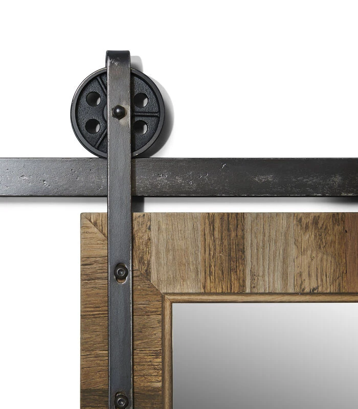 Wandspiegel - Markham Mirror - 180x80 Cm - Bruin 4 Wandspiegel - Markham Mirror - 180x80 Cm - Bruin - Afbeelding 2