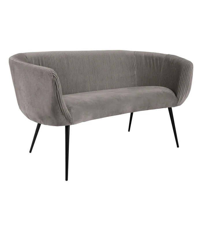 Leitmotiv Bank Majestic - Warmgrijs - 142x72x77,5cm 4 Leitmotiv Bank Majestic - Warmgrijs - 142x72x77,5cm - Afbeelding 2