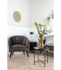 Leitmotiv Salontafel Smooth - Mat Zwart, Zwart Glas Top - 82,5x40cm -Thuis Accessoires Winkel d34dab2c00b54f88adf114a9e12bd006