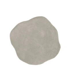 Leitmotiv Vloerkleed Organic Diamond - Lichtgrijs - 145x130cm