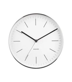 Karlsson Wandklok Minimal - Wit, Nikkel Behuizing - Ø27,5cm 9 Karlsson Wandklok Minimal - Wit, Nikkel Behuizing - Ø27,5cm -Thuis Accessoires Winkel d6072ac74d894c61887fc3621fd88bee
