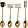Koffielepels, Theelepels Goud, Set Van 4 - Barista - Goud - -Thuis Accessoires Winkel d73f5c8998354e2a88e2635b274e56fc