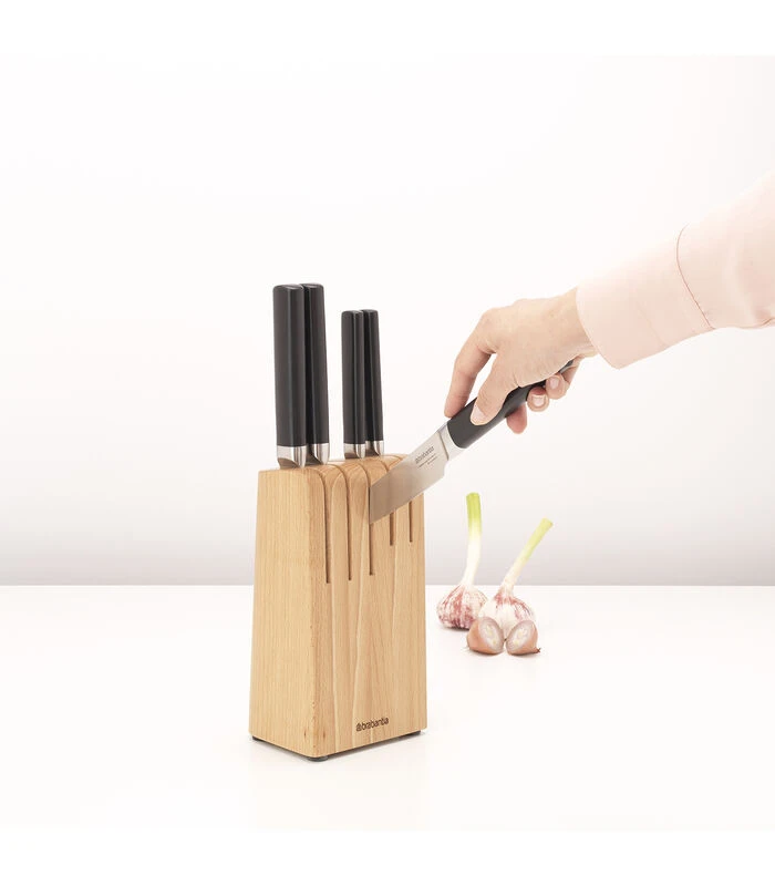 Brabantia Profile Messenblok Hout Met 5 Messen 6 Brabantia Profile Messenblok Hout Met 5 Messen - Afbeelding 4