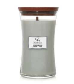 WoodWick Kaars Lavender & Cedar Large