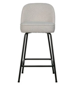 BePureHome Barstoel Vogue - Velvet - Naturel - 89x50x55