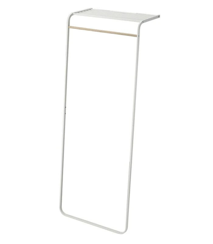 Yamazaki Shelf Coat Hanger - White 3 Yamazaki Shelf Coat Hanger - White