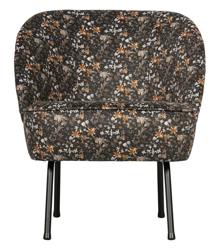 BePureHome Vogue Fauteuil - Velvet - Aquarel Flower - 69x57x70 3 BePureHome Vogue Fauteuil - Velvet - Aquarel Flower - 69x57x70