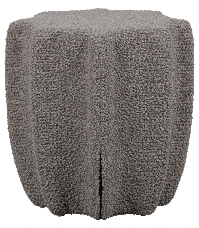 VTwonen Soft Star Poef - Lichtgrijs - 45x42x42 6 VTwonen Soft Star Poef - Lichtgrijs - 45x42x42 - Afbeelding 4