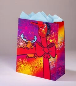 Geschenkentas L 26 X H 32,5 X P 12,5 Cmrenne De Noel