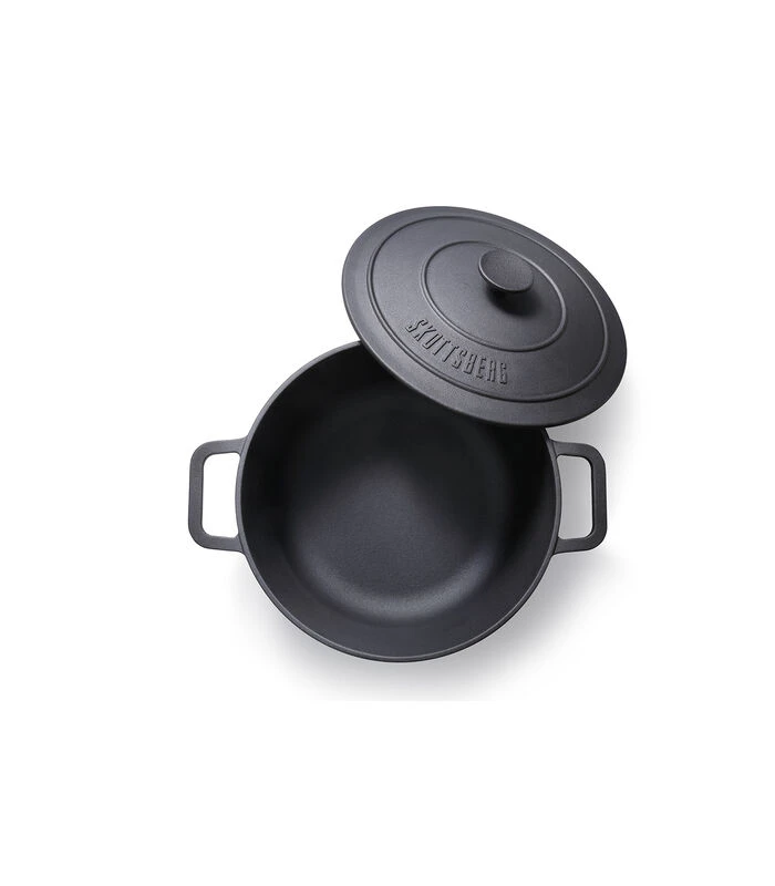 Braadpan Cast Iron 28 Cm 5.5 L Zwart Gietijzer 6 Braadpan Cast Iron 28 Cm 5.5 L Zwart Gietijzer - Afbeelding 4