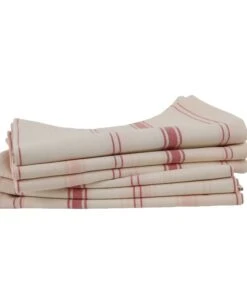 6 Linnen-katoenen Vaatdoeken