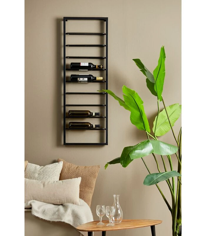 Wijnrek Amore - Zwart - 9 Flessen 4 Wijnrek Amore - Zwart - 9 Flessen - Afbeelding 2