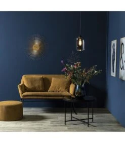 Leitmotiv Salontafel Smooth - Mat Zwart, Zwart Glas Top - 60x46cm -Thuis Accessoires Winkel e178f3d3fcd64d7ea8b85dd3bbf26dee