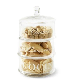 Voorraadpotten Glas Met Deksel - La Cucina Pot Mini - Transparant - 1 Stuks