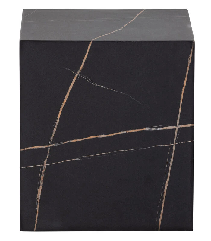 Exclusive Benji Bijzettafel - Marmerlook - Zwart - 45x40x40 3 Exclusive Benji Bijzettafel - Marmerlook - Zwart - 45x40x40
