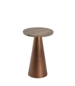 Bijzettafel Ynez - Bruin/Koper - 29x29x43cm -Thuis Accessoires Winkel e35ee84be2f54fefbbfad4b8a50e5926
