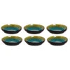 Palmer Bord Diep Lotus 21 Cm Zwart Turquoise Stoneware 6 Stuk(s) -Thuis Accessoires Winkel e3d34c288b74436eb770987c8c049e96